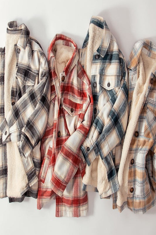 Plaid Shirt Jacket