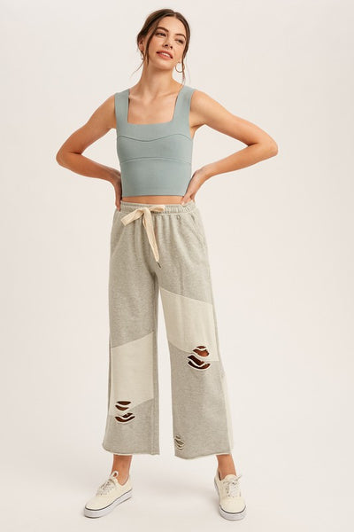 French Terry Color Block Sweats