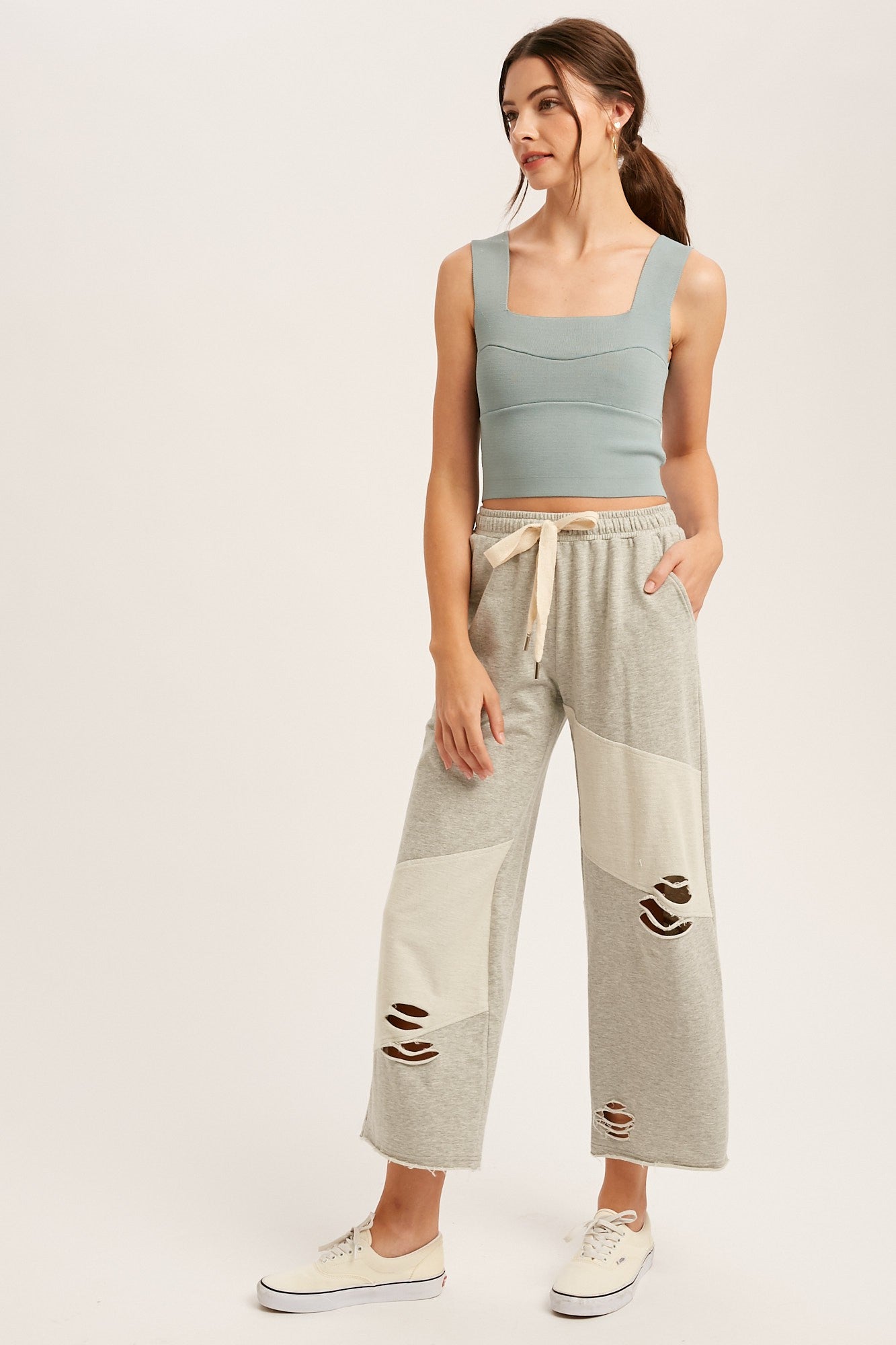 French Terry Color Block Sweats